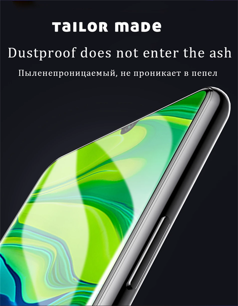 1000D Hydrogel Film For Xiaomi Mi 11 Ultra Screen Protector For Xiaomi Mi 10T Note 10 9 8 9T 9SE A3 Pro Mi11 Lite 5G Soft Film