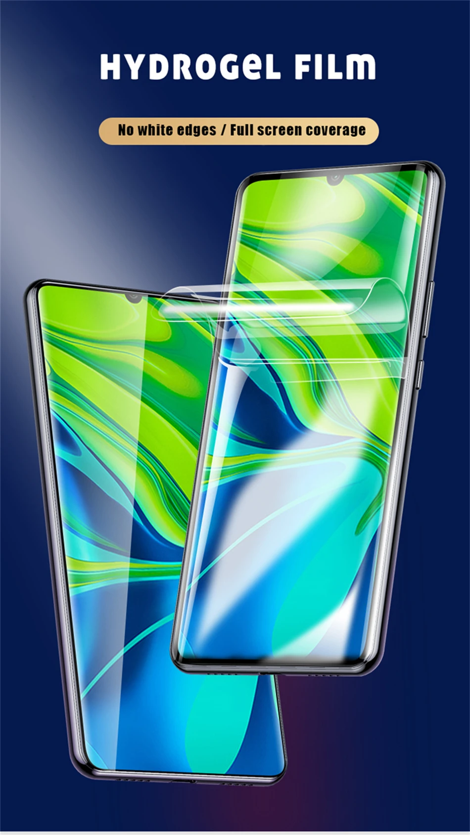 1000D Hydrogel Film For Xiaomi Mi 11 Ultra Screen Protector For Xiaomi Mi 10T Note 10 9 8 9T 9SE A3 Pro Mi11 Lite 5G Soft Film