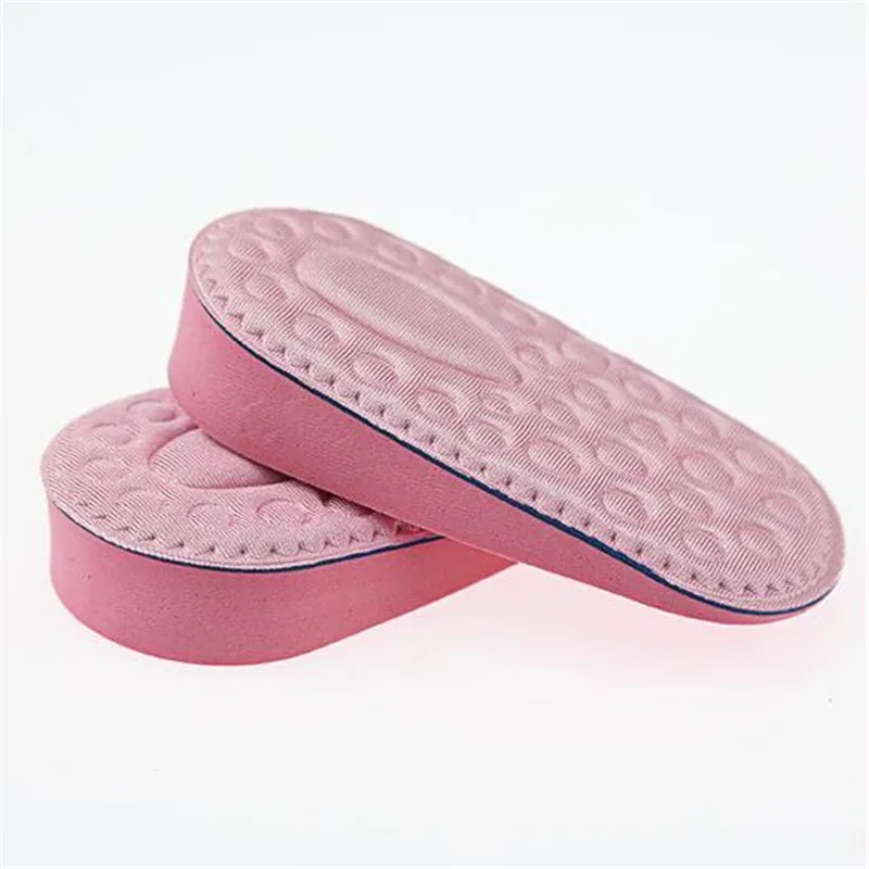 EVA Memory Foam Height Increased Insoles Heel Pad Invisible Shoe Inserts Heighten Increase Half Insole Foot Care Shoes Cushion