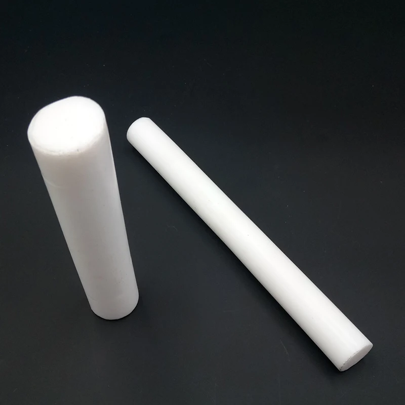 New 1Pcs White Poly Tetras Fluoro Ethylene Bar Environment-Friendly Non-Toxic DIY PTFE Plastic Rod 6mm-50mm Diameter PTFE Bar