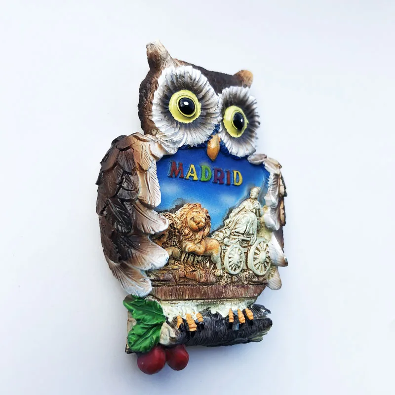 Europe Spain Valencia Madrid Fridge Magnets Tourist Souvenir Decoration Articles Handicraft Magnetic Refrigerator Collection