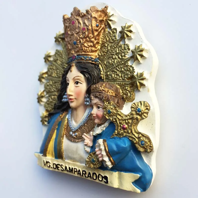 Europe Spain Valencia Madrid Fridge Magnets Tourist Souvenir Decoration Articles Handicraft Magnetic Refrigerator Collection