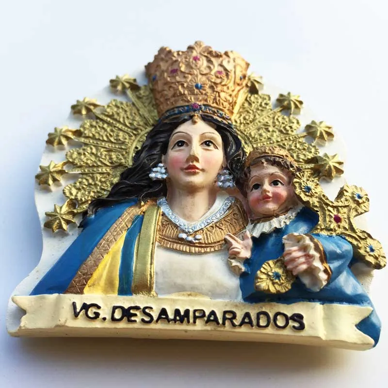 Europe Spain Valencia Madrid Fridge Magnets Tourist Souvenir Decoration Articles Handicraft Magnetic Refrigerator Collection