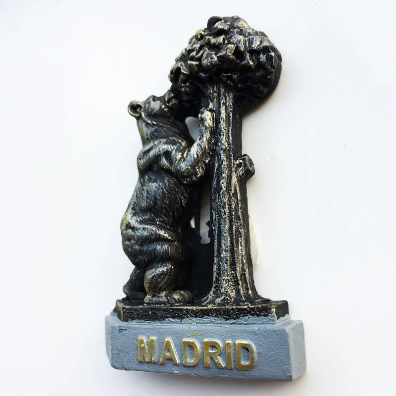 Europe Spain Valencia Madrid Fridge Magnets Tourist Souvenir Decoration Articles Handicraft Magnetic Refrigerator Collection