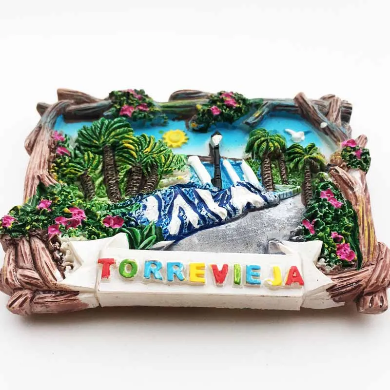 Europe Spain Valencia Madrid Fridge Magnets Tourist Souvenir Decoration Articles Handicraft Magnetic Refrigerator Collection