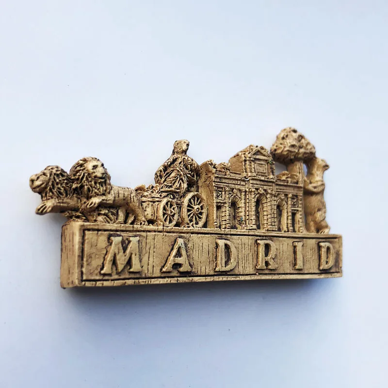 Europe Spain Valencia Madrid Fridge Magnets Tourist Souvenir Decoration Articles Handicraft Magnetic Refrigerator Collection