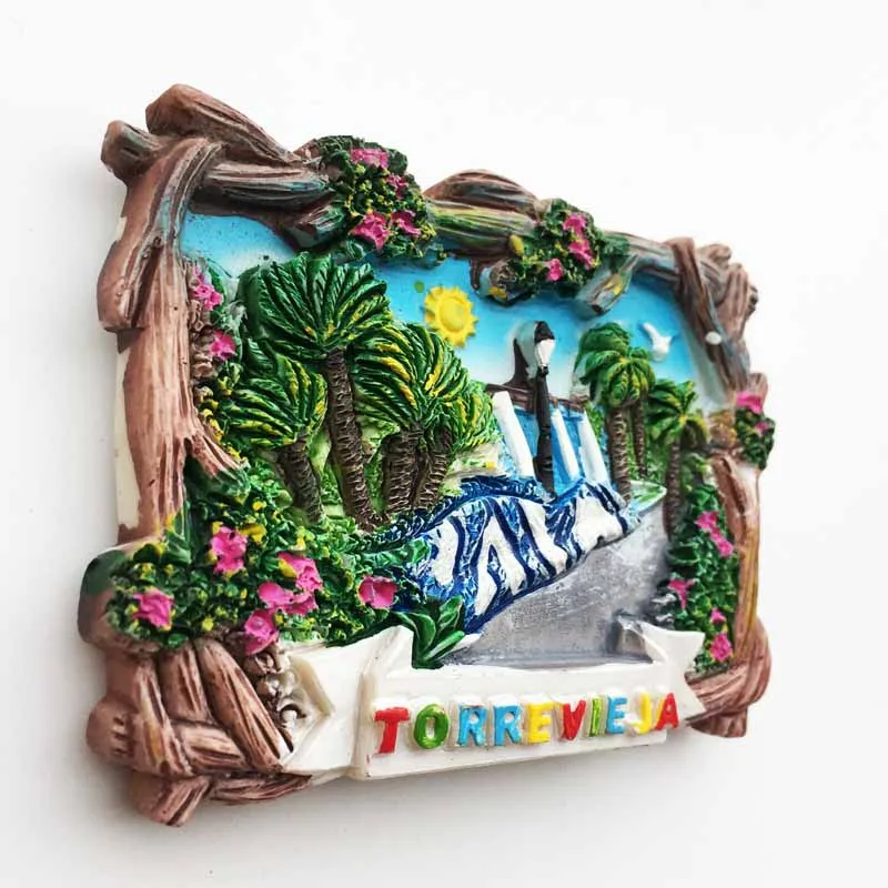 Europe Spain Valencia Madrid Fridge Magnets Tourist Souvenir Decoration Articles Handicraft Magnetic Refrigerator Collection