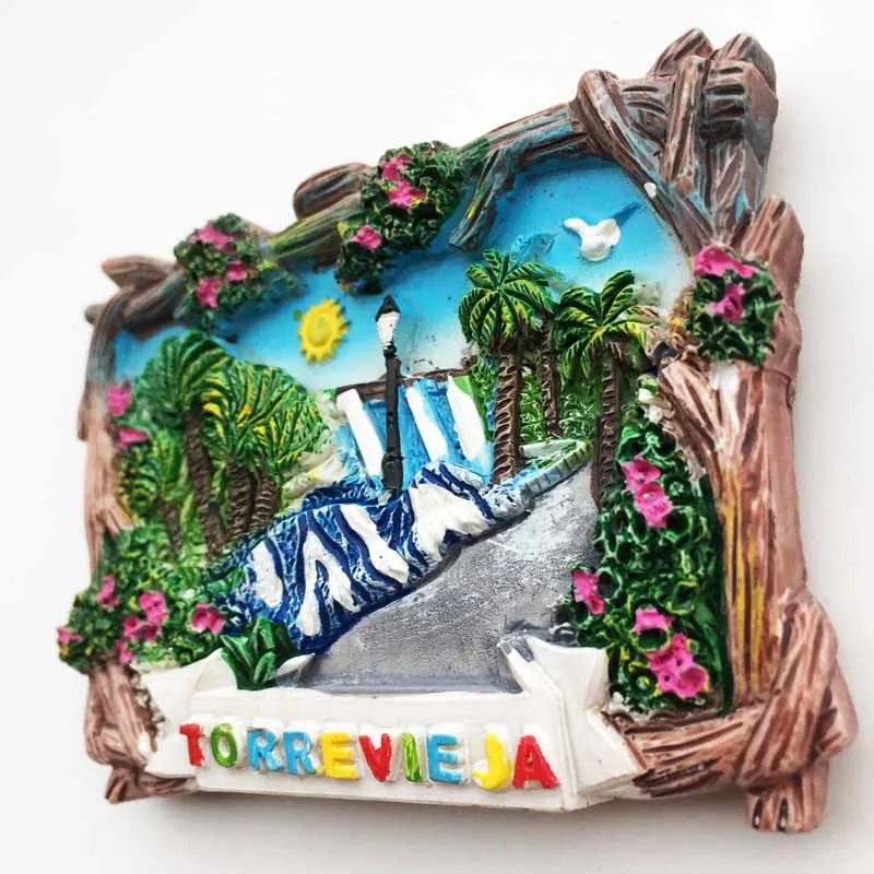 Europe Spain Valencia Madrid Fridge Magnets Tourist Souvenir Decoration Articles Handicraft Magnetic Refrigerator Collection