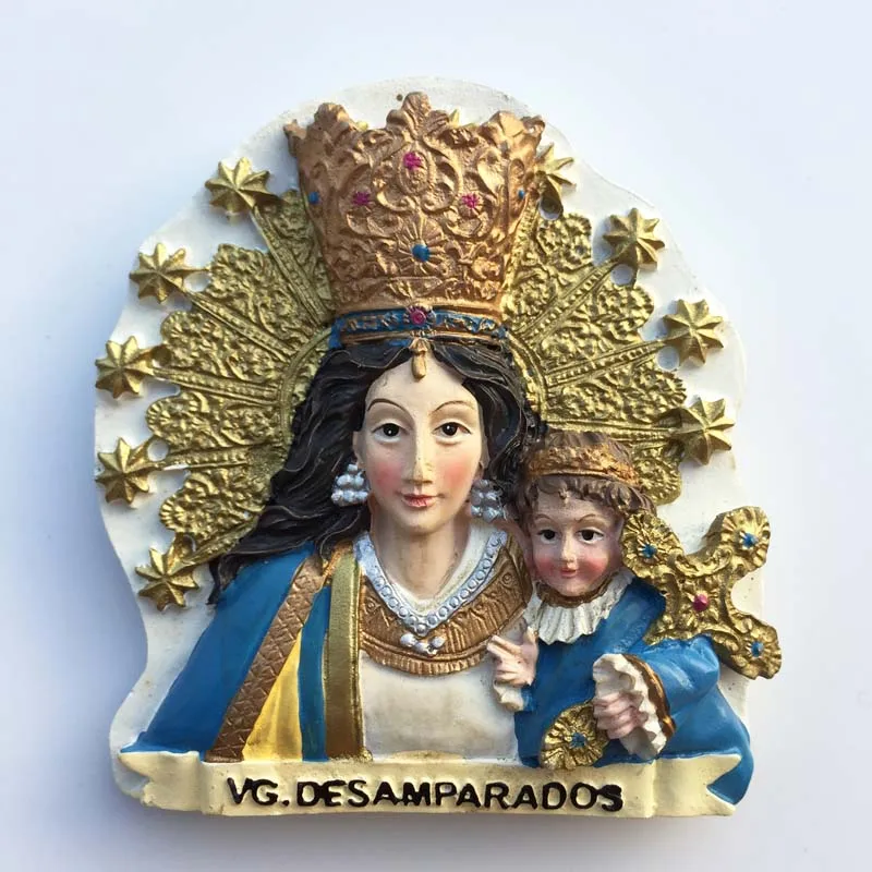 Europe Spain Valencia Madrid Fridge Magnets Tourist Souvenir Decoration Articles Handicraft Magnetic Refrigerator Collection