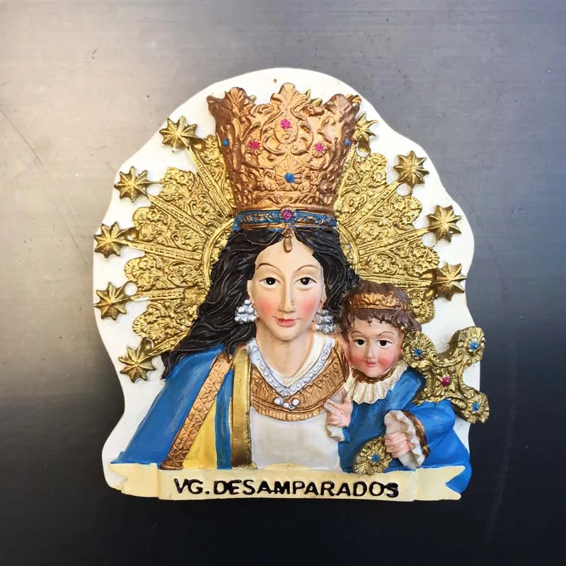 Europe Spain Valencia Madrid Fridge Magnets Tourist Souvenir Decoration Articles Handicraft Magnetic Refrigerator Collection