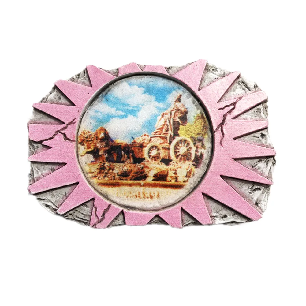 Europe Spain Valencia Madrid Fridge Magnets Tourist Souvenir Decoration Articles Handicraft Magnetic Refrigerator Collection