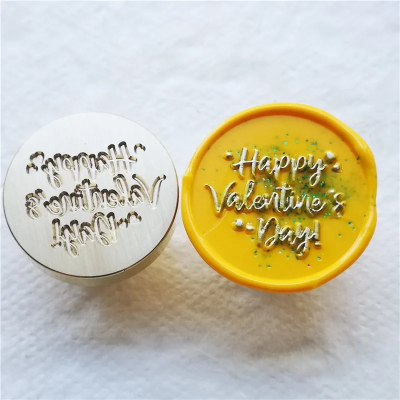 Greeting Stamp with Love Thank You Happy Birthday Christmas Handmade Wax Seal Stamp Retro Antique Sealing Wax Baby Friend Gifts