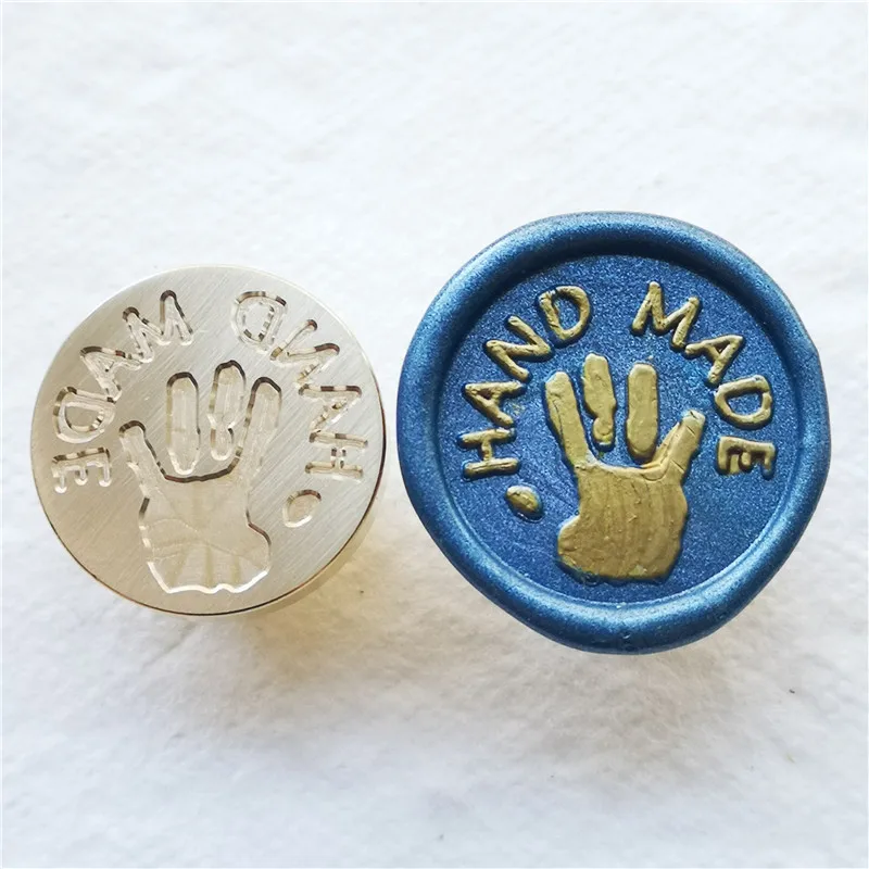 Greeting Stamp with Love Thank You Happy Birthday Christmas Handmade Wax Seal Stamp Retro Antique Sealing Wax Baby Friend Gifts