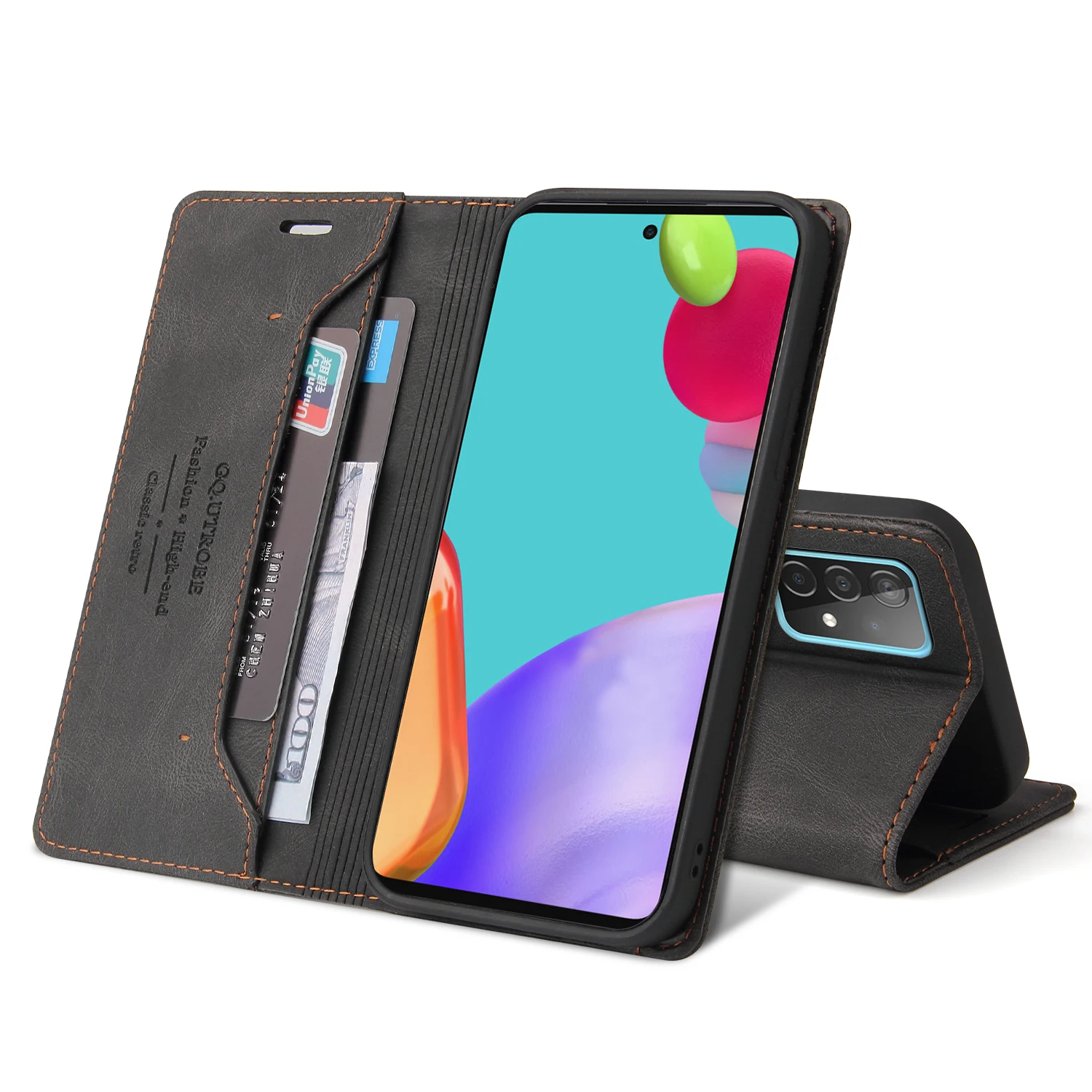 Leather Wallet Case For Samsung Galaxy M02s M05 M10 M12 M13 M14 M15 M16 M22 M23 M31 M31s M32 M51 J3 J5 J7 A5 A6 A7 A8 2018 Cover