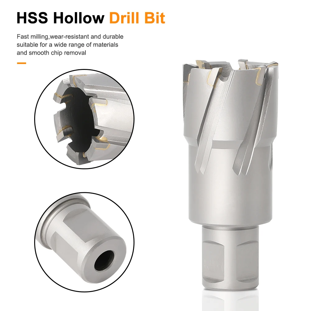 Diameter 12--60mm x 35mm TCT Annular Cutter With 3/4" Weldon Shank, 22 * 35mm Carbide Alloy Core Drill, 60 x 35mm Metal Hole Saw