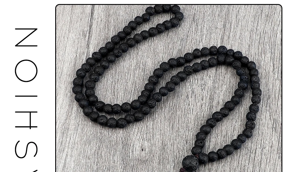 108 Wooden Beads Bracelet 6mm Natural Tiger Eye Stone Malachite Men Necklace Meditation Prayer Wrap Bangles Fashion Jewelry Gift