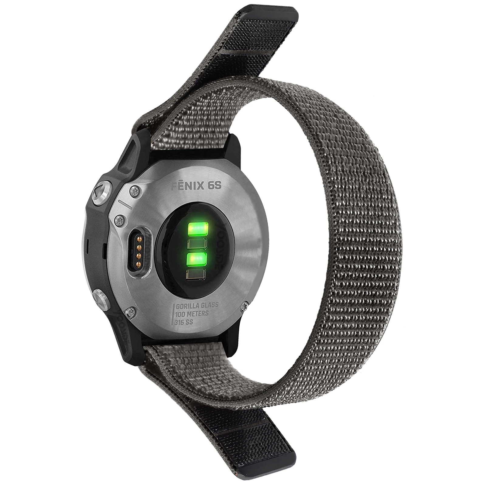 22mm 20mm Watch Band For Garmin Fenix 6 6S Pro/Fenix 5 5S Plus Woven Nylon Strap for Garmin Quatix 6 5/Instinct Wristband Correa