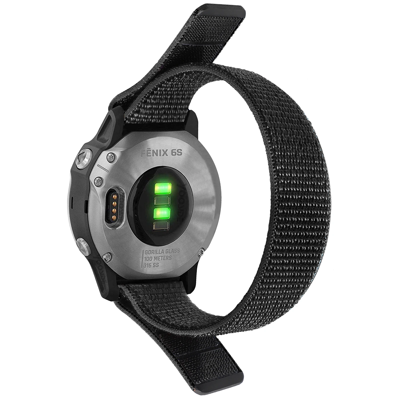 22mm 20mm Watch Band For Garmin Fenix 6 6S Pro/Fenix 5 5S Plus Woven Nylon Strap for Garmin Quatix 6 5/Instinct Wristband Correa