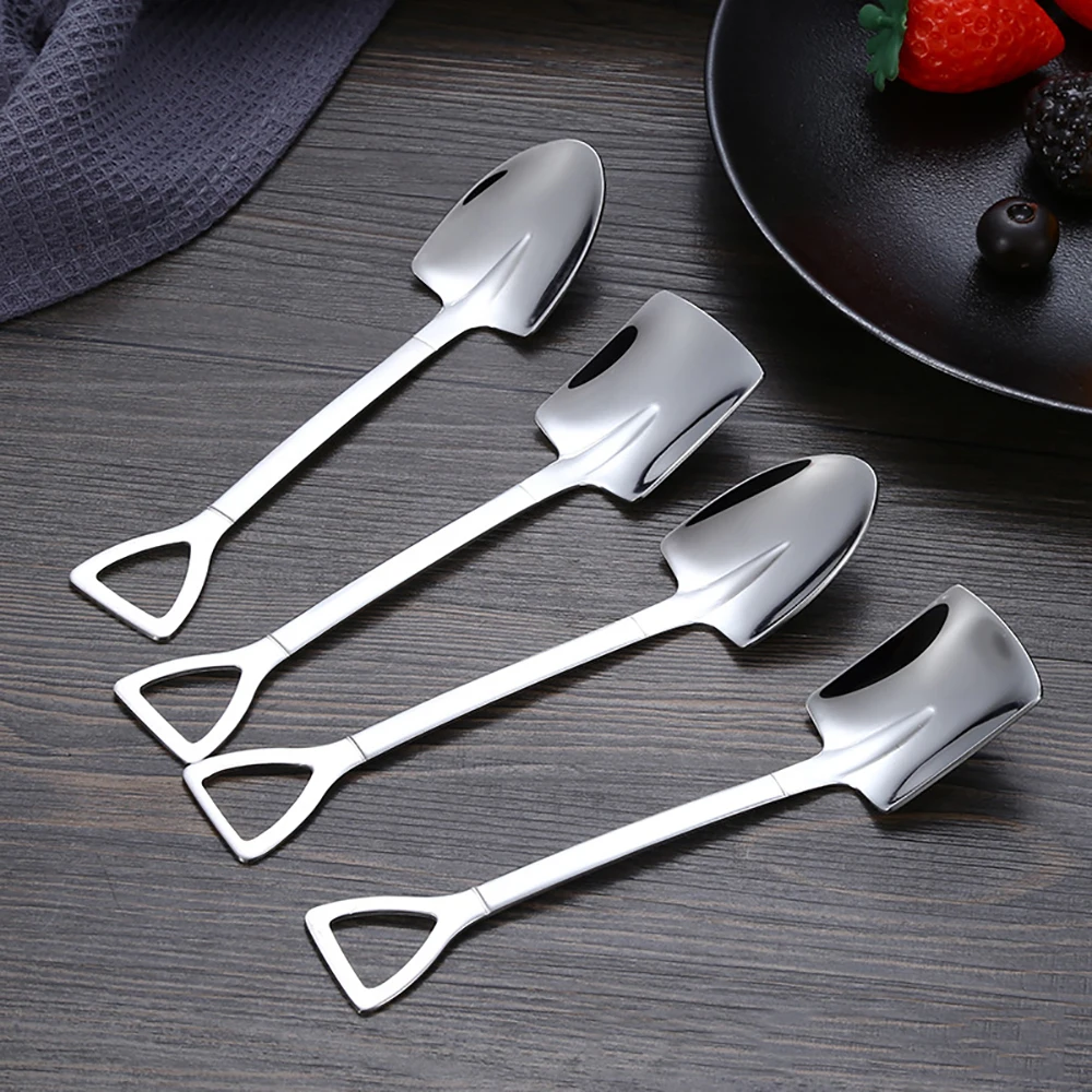1/2/4PCS Stainless Steel Watermelon Spoon Shovel Spoon Household Creative Dessert Ice Cream Spoon Fruit Spoon Kitchen Gadgets