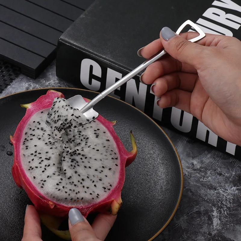1/2/4PCS Stainless Steel Watermelon Spoon Shovel Spoon Household Creative Dessert Ice Cream Spoon Fruit Spoon Kitchen Gadgets