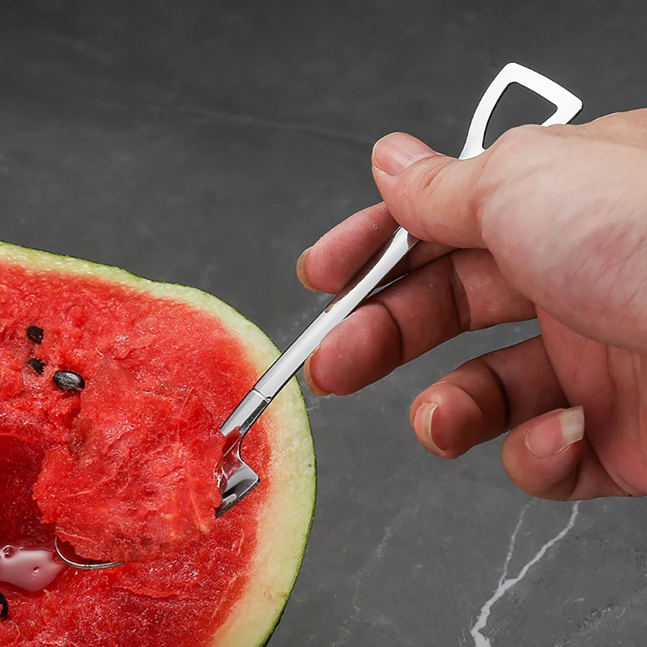 1/2/4PCS Stainless Steel Watermelon Spoon Shovel Spoon Household Creative Dessert Ice Cream Spoon Fruit Spoon Kitchen Gadgets