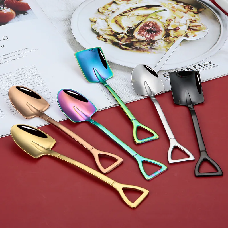 1/2/4PCS Stainless Steel Watermelon Spoon Shovel Spoon Household Creative Dessert Ice Cream Spoon Fruit Spoon Kitchen Gadgets