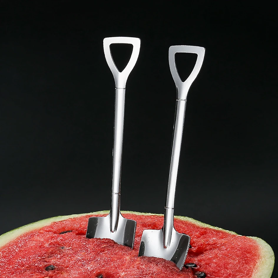 1/2/4PCS Stainless Steel Watermelon Spoon Shovel Spoon Household Creative Dessert Ice Cream Spoon Fruit Spoon Kitchen Gadgets