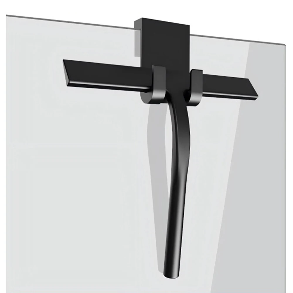 Shower Squeegee Glass Wiper Scraper Shower Squeegee Cleaner With Silicone Holder Bathroom Mirror Scraper Glass Cleaning