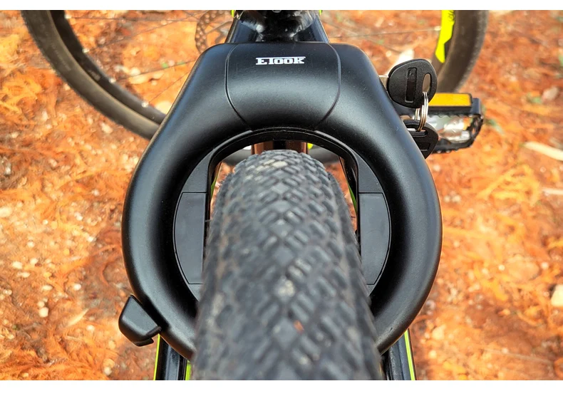 ETOOK Bike Horseshoe Lock Anti-Theft Bike Hardened Steel Pipe Lock Portable High Safety Road Mountain Durable Bicycle Lock