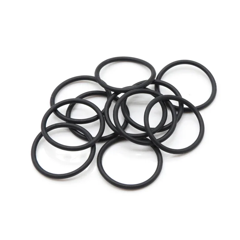 50pc NBR O Ring Seal Gasket Thickness CS 1.5mm OD 5~80mm Nitrile Butadiene Rubber Spacer Oil Resistance Washer Round Shape Black