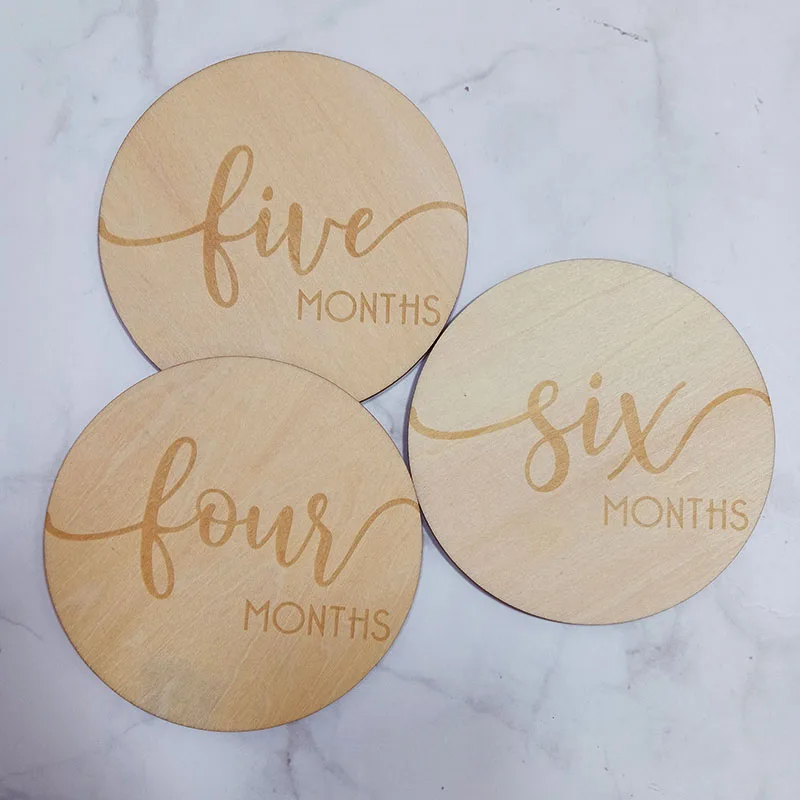 Baby Milestone Cards, Wooden Milestone Signs, Baby Shower Gift, Newborn Photo Props, Baby Monthly Milestone Markers
