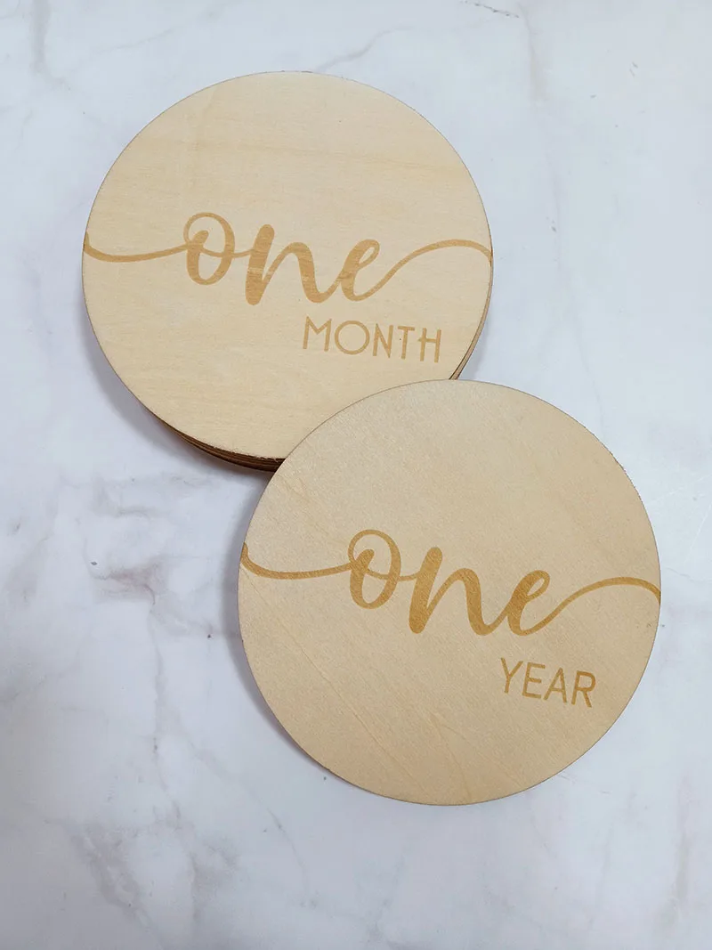 Baby Milestone Cards, Wooden Milestone Signs, Baby Shower Gift, Newborn Photo Props, Baby Monthly Milestone Markers