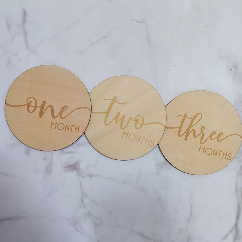 Baby Milestone Cards, Wooden Milestone Signs, Baby Shower Gift, Newborn Photo Props, Baby Monthly Milestone Markers