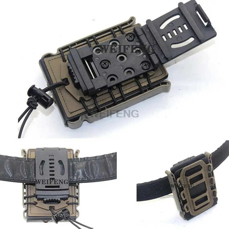 Tactical 5.56mm 7.62mm Molle Magazine Pouch for AR15 M4 AK series Fast Mag Pouch Quick Release Mag Case Box Hunting Accessories