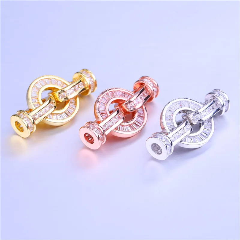 2023 Fashion Clasps Accessories DIY Jewellery Findings Components Fit Making Multi Strand Pearl Bracelet Necklace Clasp Closures