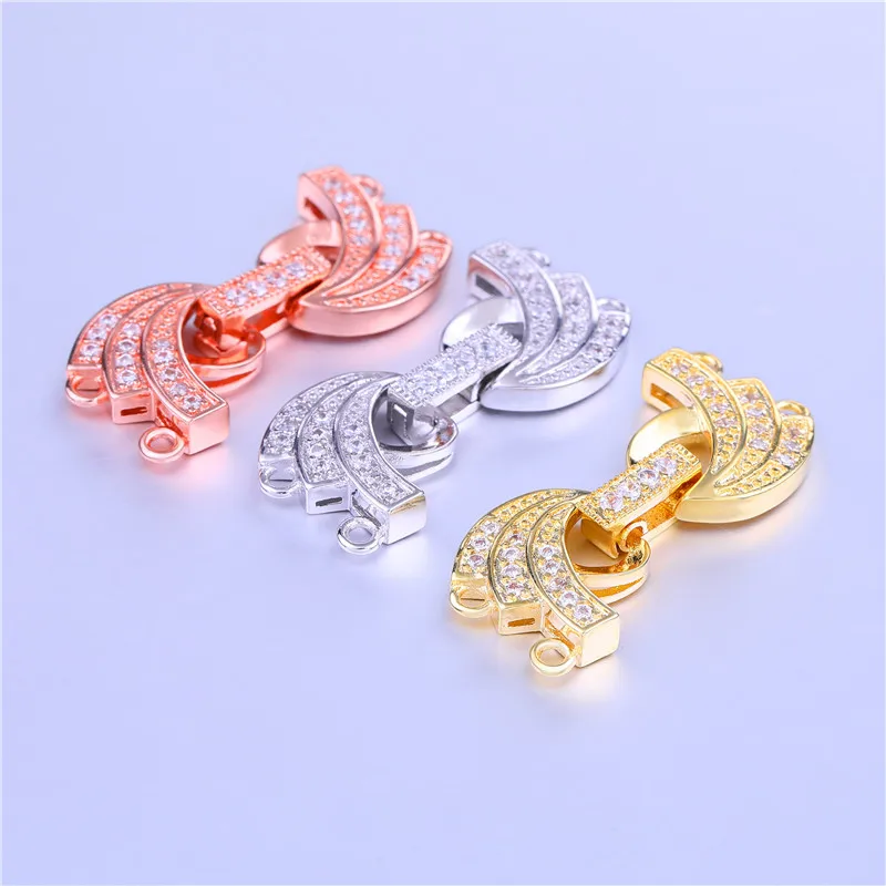2023 Fashion Clasps Accessories DIY Jewellery Findings Components Fit Making Multi Strand Pearl Bracelet Necklace Clasp Closures
