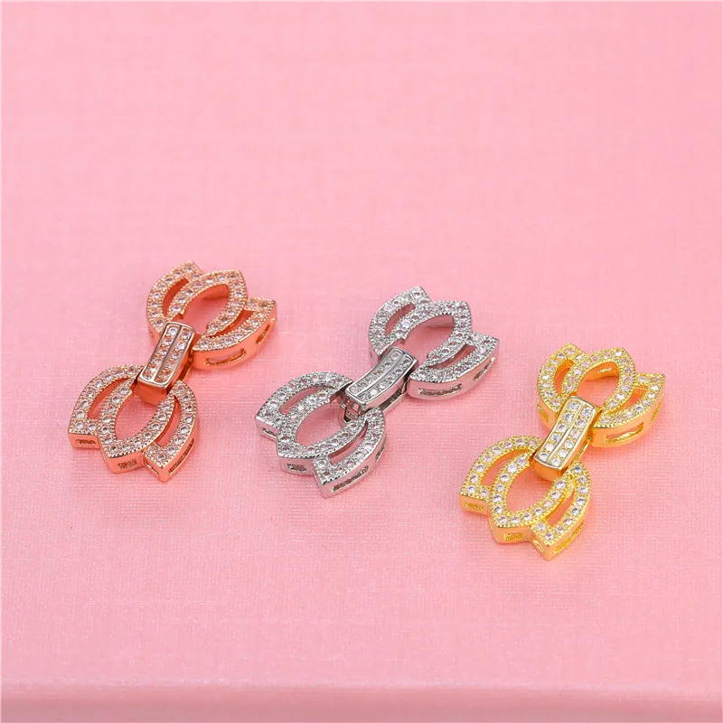 2023 Fashion Clasps Accessories DIY Jewellery Findings Components Fit Making Multi Strand Pearl Bracelet Necklace Clasp Closures