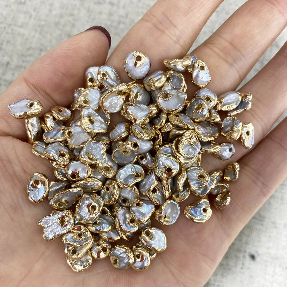 1 Pieces Natural Freshwater Pearl Charms 8-10 mm Pearls Small Pendants for Jewelry Making DIY Necklace Bracelet Accessories