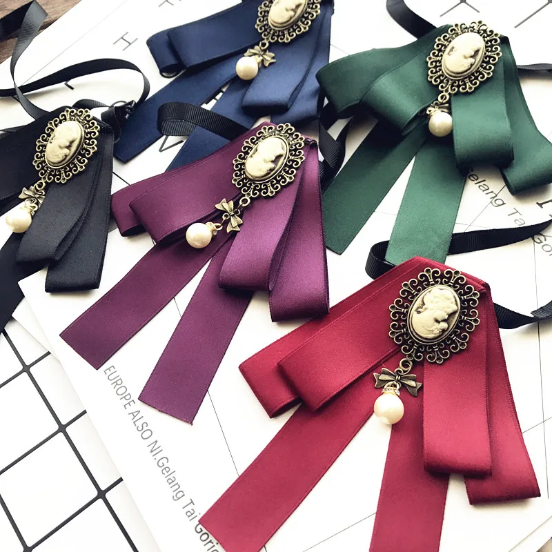 New Top Women's Rhinestone Bow Ties Shirt Skirt Bow Professional Female School Uniform Bowties Clothing Fashionable Accessories