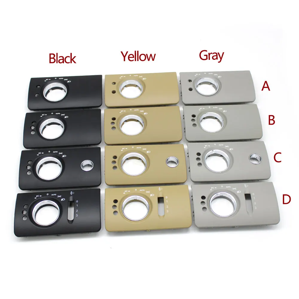 Car Interior Accessories Head Lamp Headlight Switch Button Cover Trim For Mercedes Benz W164 ML GL 300 350 450 500 2005-2011