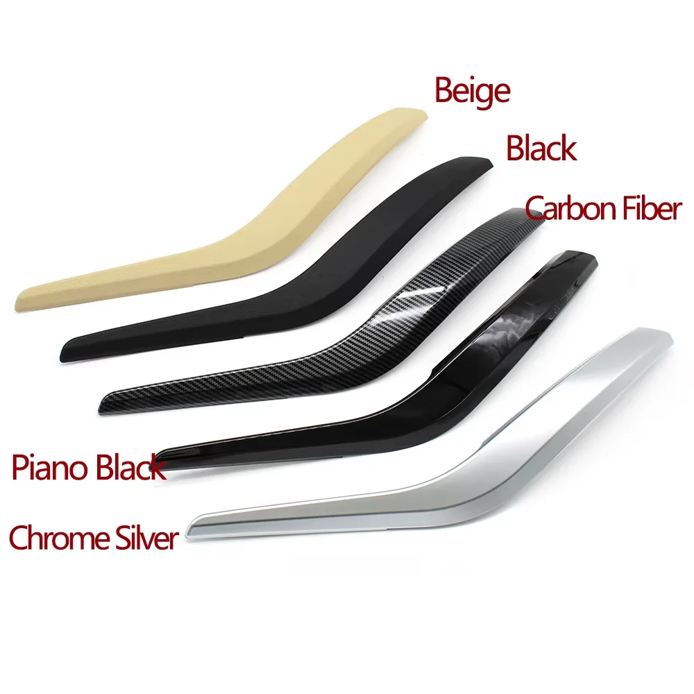 LHD RHD Carbon Fiber Interior Door Handle Cover Trim Set Replacement For BMW X1 E84  2010-2016