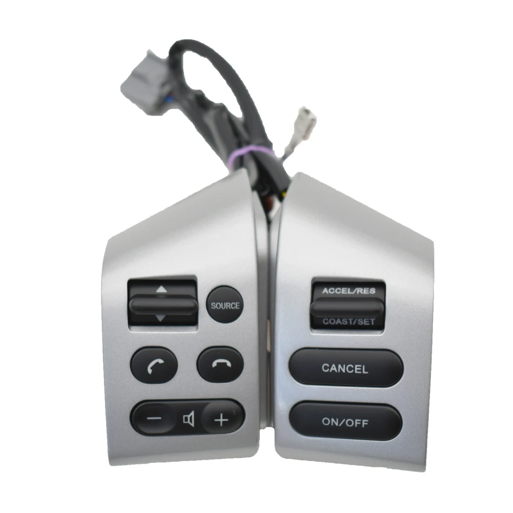 Car styling buttons FOR Nissan LIVINA & FOR Nissan TIIDA & For SYLPHY steering wheel control buttons with red backlight