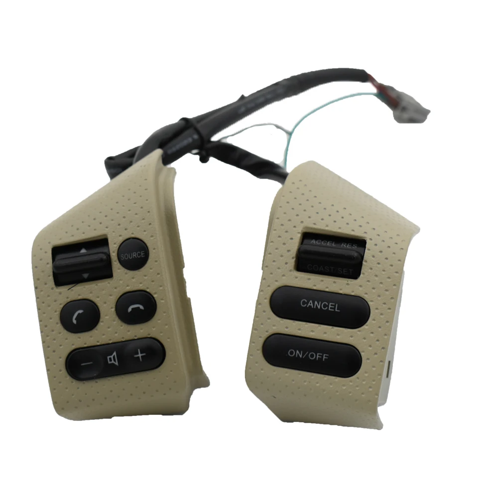 Car styling buttons FOR Nissan LIVINA & FOR Nissan TIIDA & For SYLPHY steering wheel control buttons with red backlight