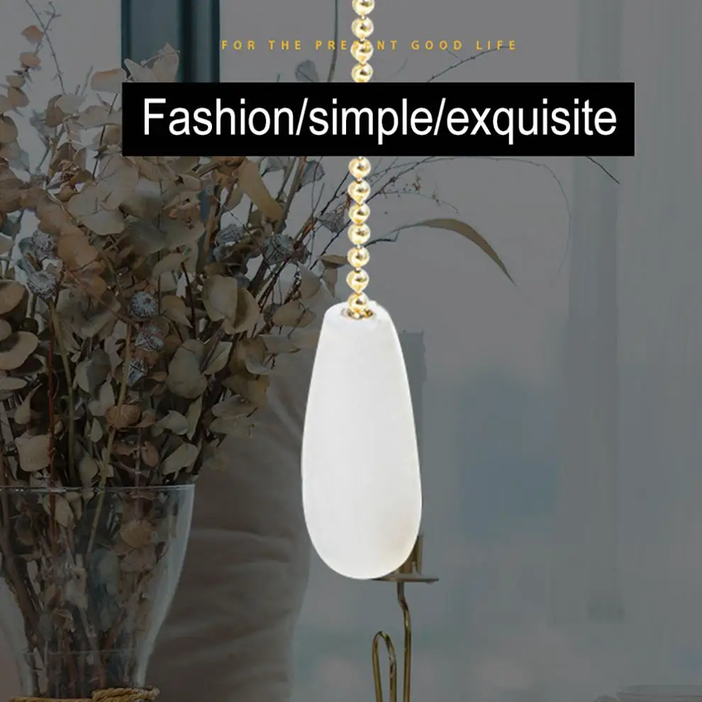 Ceiling Fan Chain Pulls Wooden Pull Chain Extension Pull Chain for Ceiling Light Lamp Fan Chain 6 Colors