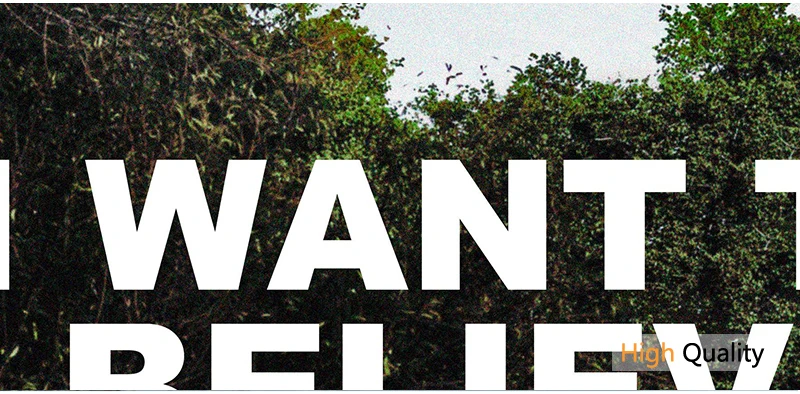 I Want To Believe X File TV Play Canvas Prints Painting Posters Wall Art Pictures For Living Room Decoration No Frame
