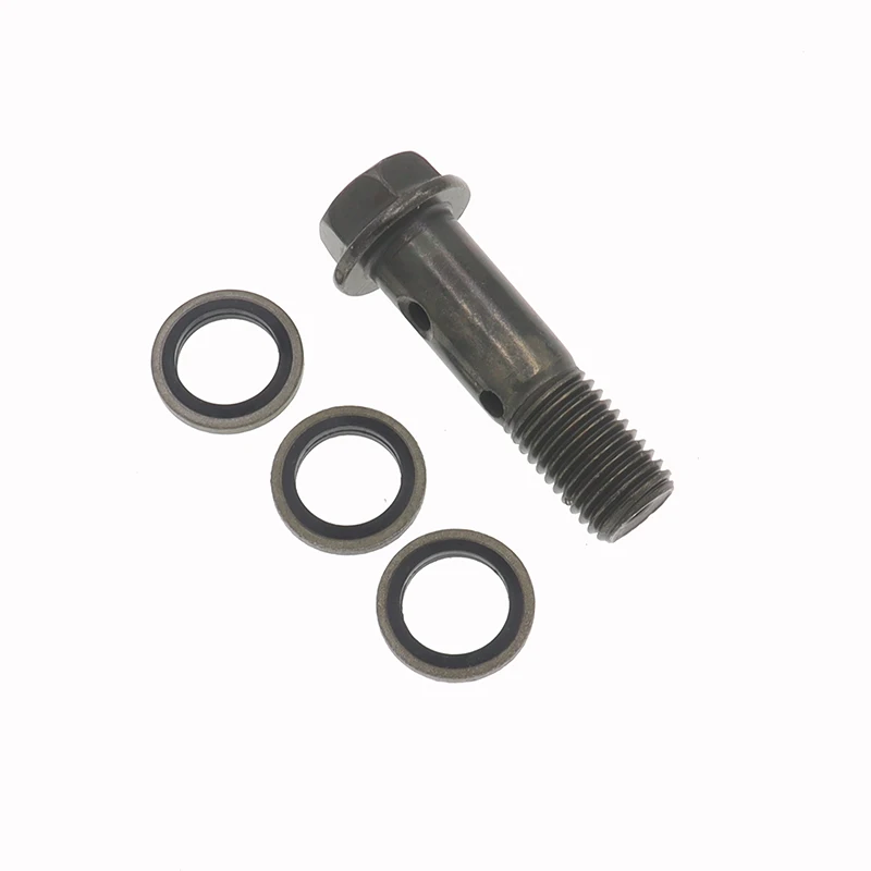 Universal Replacement Motorcycle Brake Hollow Screw M10 X 1.25 Brake Double Oil Pipe Banjo Bolt For Nuts & Bolts