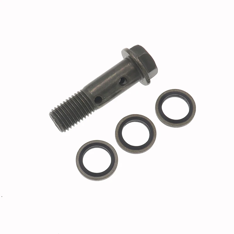 Universal Replacement Motorcycle Brake Hollow Screw M10 X 1.25 Brake Double Oil Pipe Banjo Bolt For Nuts & Bolts