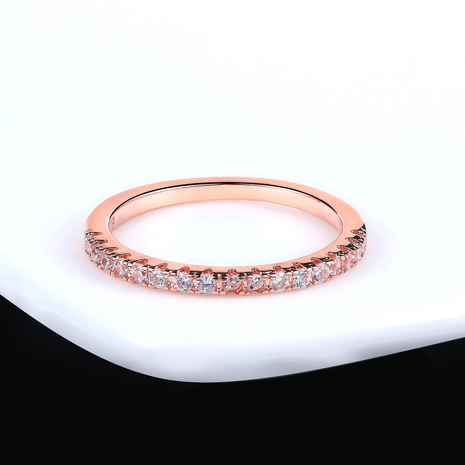 Thin Finger Rings For Women Aesthetic Accessories Dating Engagement Tiny Women's Dainty Ring Colorful Jewelry Wholesale R132