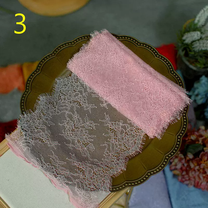 3meters/lot 20cm Width Fashion High Quality Handmade DIY Eyelash Lace Trimming, lace fabric