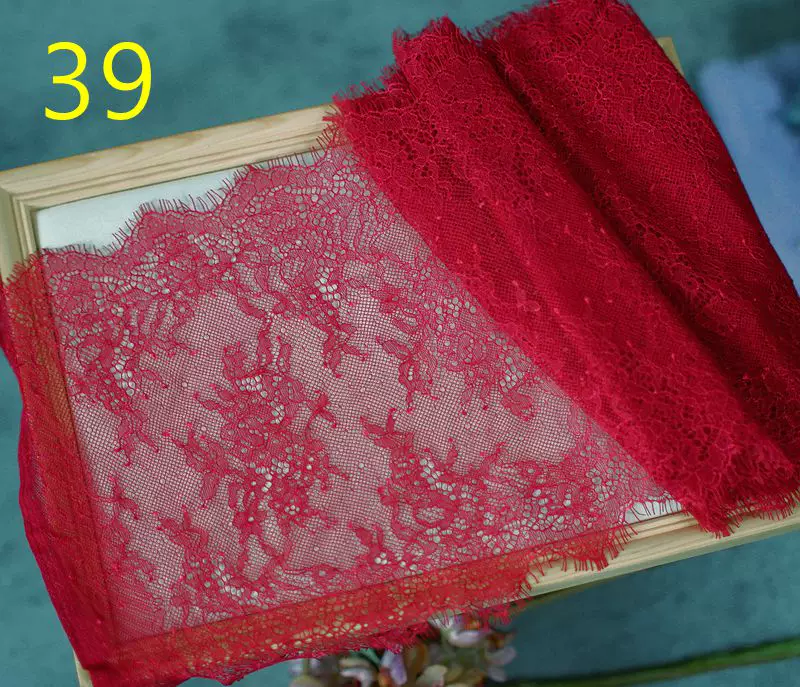3meters/lot 20cm Width Fashion High Quality Handmade DIY Eyelash Lace Trimming, lace fabric